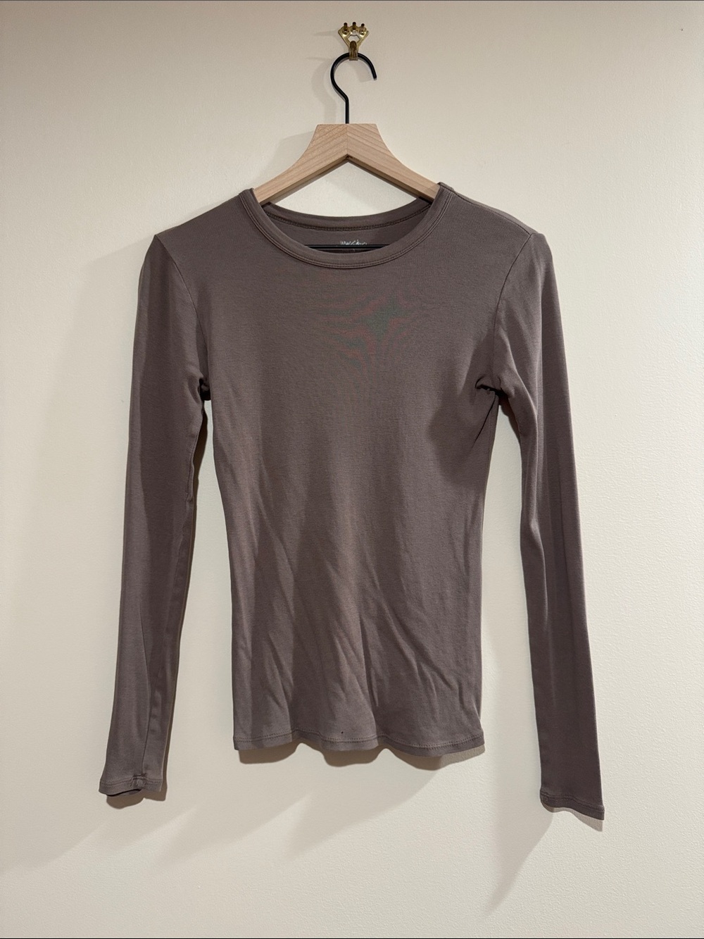Mossimo Brown Long Sleeve Shirt Size XS